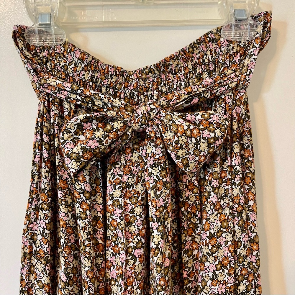 Anthropologie / Faithfull the Brand High Low Floral Maxi Skirt Sz L. Worn once.